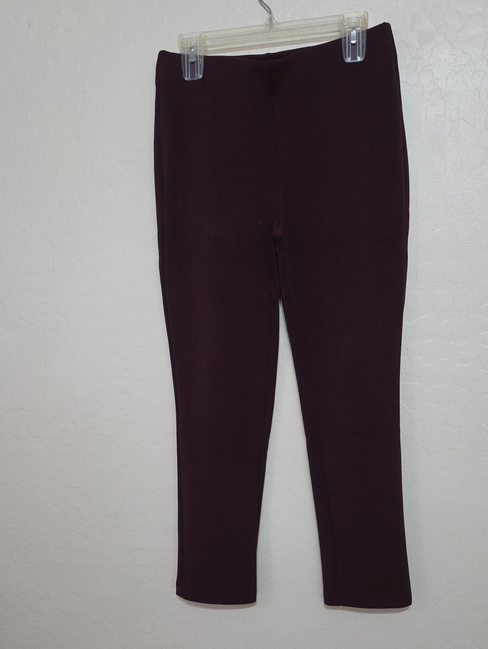 Chico's Plum Straight-Leg Pull-On Pants